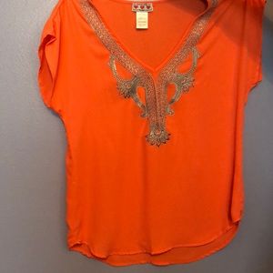 Cute orange blouse